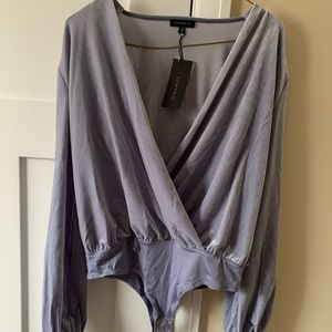 Blue Velvet Bodysuit